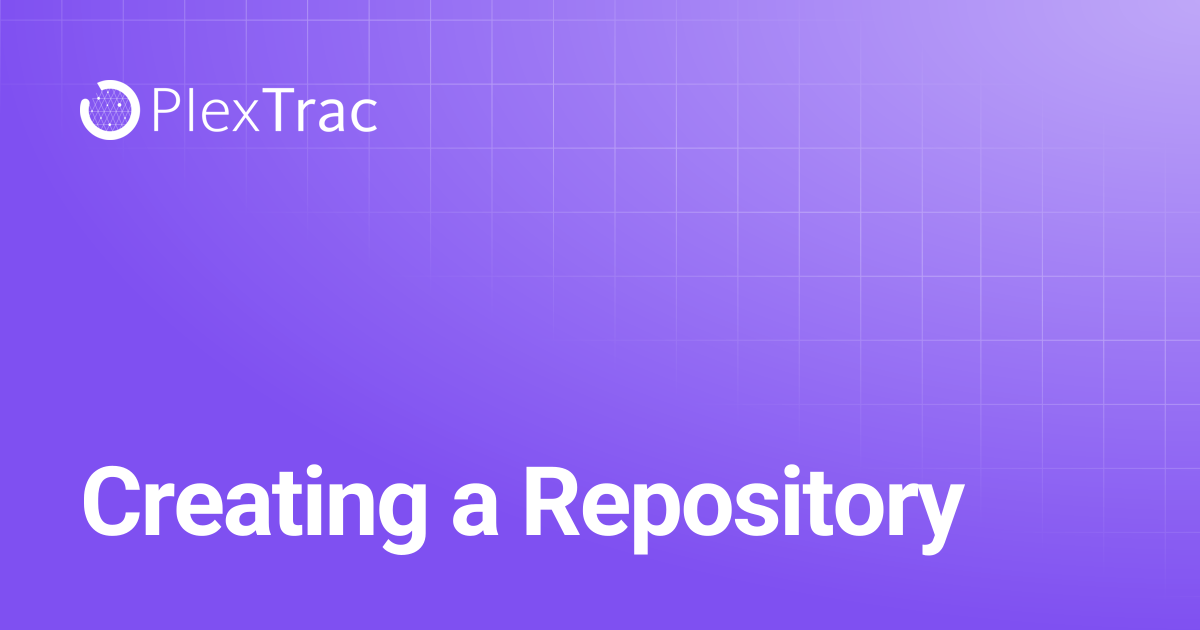 Creating a Repository | PlexTrac Documentation